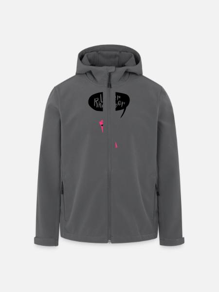 Laberrhabarber - Recycelte Männer Softshell-Jacke von Stanley/Stella - Schwarz