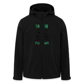 J'ai un tonton motard trop cool - Veste softshell homme en polyester recyclé Stanley/Stella - noir - Devant - AI Model Male 185 light (185cm)