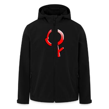 Weibliches Symbol Geschlecht Frauen Feminismus - Recycelte Männer Softshell-Jacke von Stanley/Stella - Schwarz - Vorne - AI Model Male 185 light (185cm)