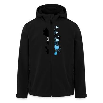4 - Veste softshell homme en polyester recyclé Stanley/Stella - noir - Devant - AI Model Male 185 light (185cm)