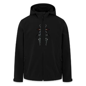 TECHNO INSECTE - Veste softshell homme en polyester recyclé Stanley/Stella - noir - Devant - AI Model Male 185 light (185cm)