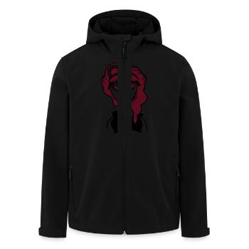 AngryGirl - Recycelte Männer Softshell-Jacke von Stanley/Stella - Schwarz - Vorne - AI Model Male 185 light (185cm)