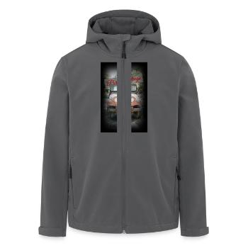 Cadeau tout-terrain voiture tout-terrain Handyhuelle - Veste softshell homme en polyester recyclé Stanley/Stella - noir - Devant - AI Model Male 185 light (185cm)