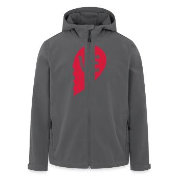 Love Valentinstag Herz Paare Partnerlook Liebe - Recycelte Männer Softshell-Jacke von Stanley/Stella - Schwarz - Vorne - AI Model Male 185 light (185cm)