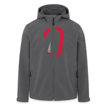 Klettern - Recycelte Männer Softshell-Jacke von Stanley/Stella - Schwarz - Vorne - AI Model Male 185 light (185cm)