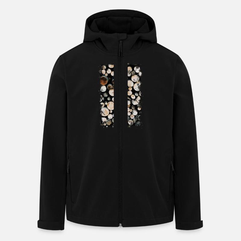 Holz - Veste softshell homme en polyester recyclé Stanley/Stella - noir