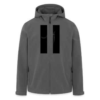 chat noir chat chaton - Veste softshell homme en polyester recyclé Stanley/Stella - noir - Devant - AI Model Male 185 light (185cm)