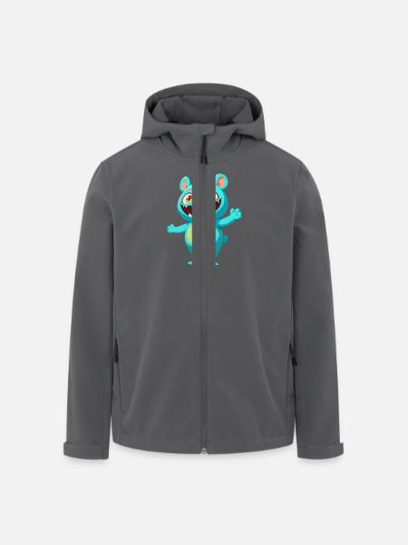 Waldmonster 0790892 - Recycelte Männer Softshell-Jacke von Stanley/Stella - Schwarz