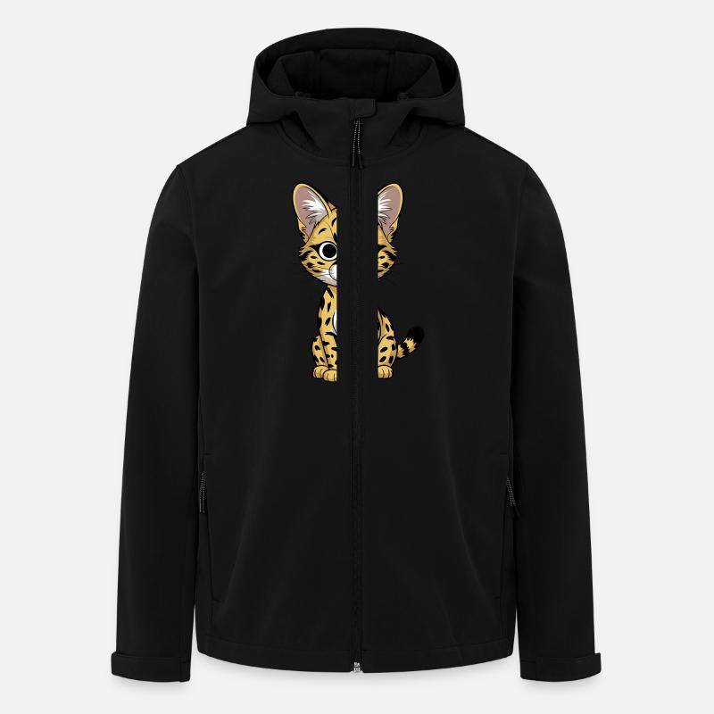 serval - Men’s Recycled Softshell Jacket by Stanley/Stella - black