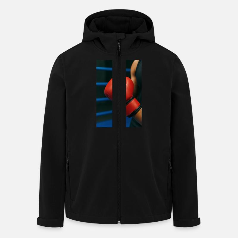 Boxen - Handschuh - Recycelte Männer Softshell-Jacke von Stanley/Stella - Schwarz
