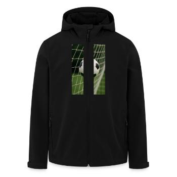 Sport - Football dans les buts - Veste softshell homme en polyester recyclé Stanley/Stella - noir - Devant - AI Model Male 185 light (185cm)