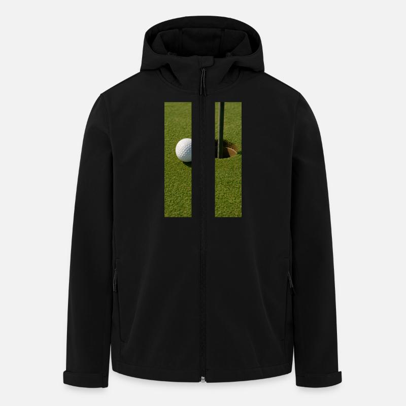 Sport - Golf - Recycelte Männer Softshell-Jacke von Stanley/Stella - Schwarz