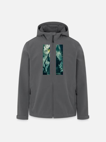 Dark Necromancer Rises - Men’s Recycled Softshell Jacket by Stanley/Stella - black