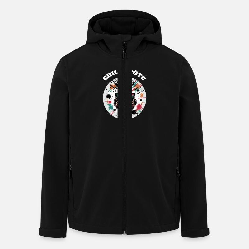Chillkröte Schildkröte - Recycelte Männer Softshell-Jacke von Stanley/Stella - Schwarz