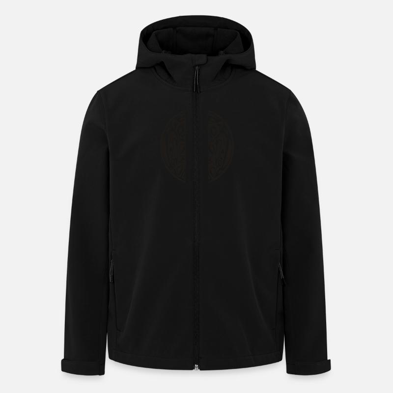 Twilight-Wolfpack Tattoo - Recycelte Männer Softshell-Jacke von Stanley/Stella - Schwarz