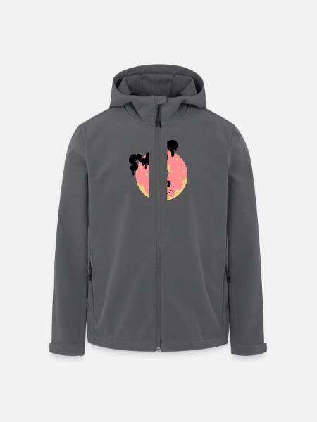 sweet donut - Recycelte Männer Softshell-Jacke von Stanley/Stella - Schwarz