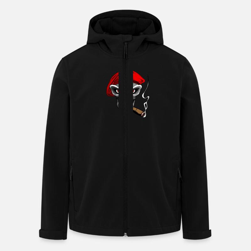 peace army skull - Recycelte Männer Softshell-Jacke von Stanley/Stella - Schwarz