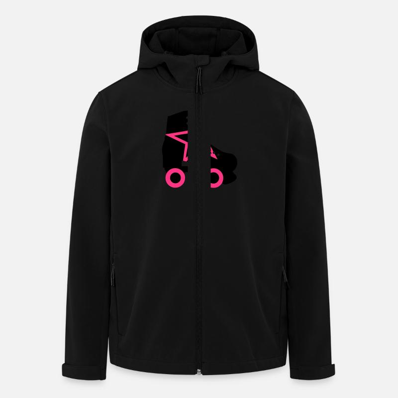 rollerskate - Veste softshell homme en polyester recyclé Stanley/Stella - noir