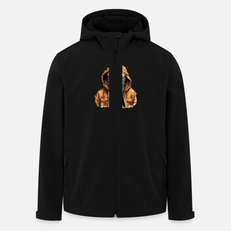 Street style leopard | Leopard lovers - Men’s Recycled Softshell Jacket by Stanley/Stella - black