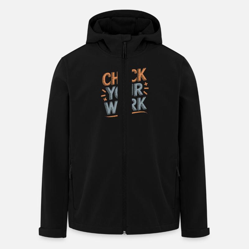 Mathematik leicht gemacht - Recycelte Männer Softshell-Jacke von Stanley/Stella - Schwarz