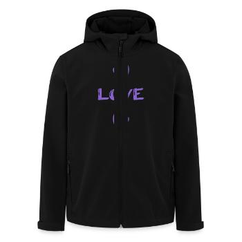 PAAR. ICH HABE GERADE GEHEIRATET. Junggesellinnenabschied. VALENTINSTAG. MARIES - Recycelte Männer Softshell-Jacke von Stanley/Stella - Schwarz - Vorne - AI Model Male 185 light (185cm)