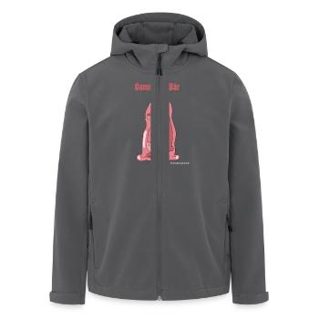 Gummibär - Recycelte Männer Softshell-Jacke von Stanley/Stella - Schwarz - Vorne - AI Model Male 185 light (185cm)