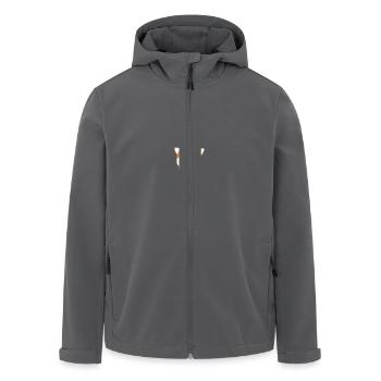 littelfox - Recycelte Männer Softshell-Jacke von Stanley/Stella - Schwarz - Vorne - AI Model Male 185 light (185cm)