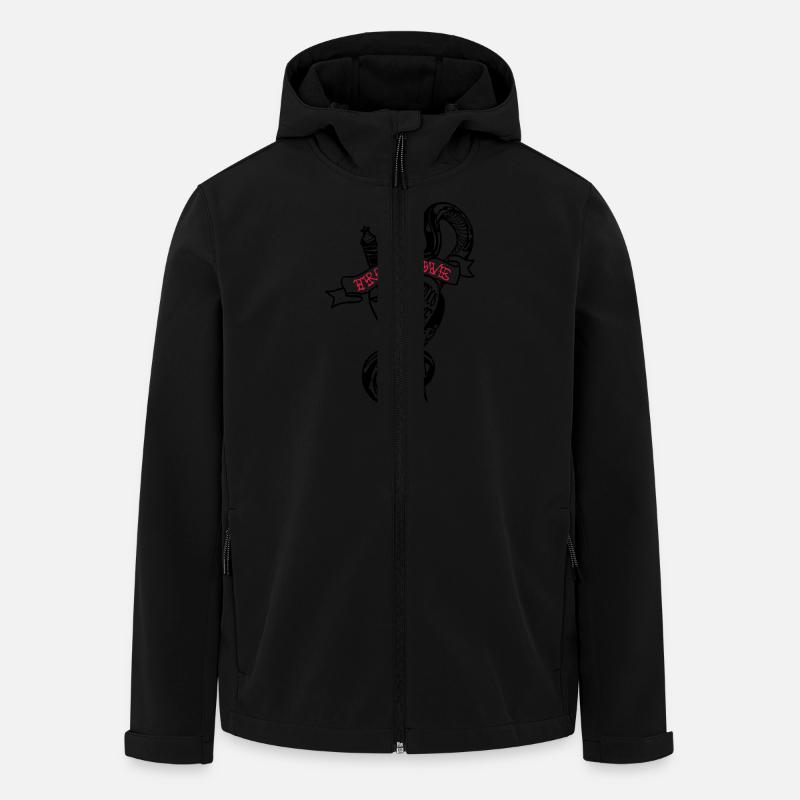 TRUE LOVE - Recycelte Männer Softshell-Jacke von Stanley/Stella - Schwarz