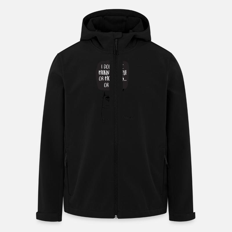 Annoyed cat - Men’s Recycled Softshell Jacket by Stanley/Stella - black