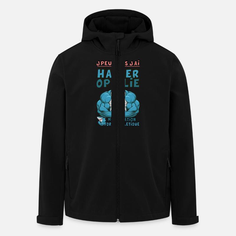 haltero shark - Veste softshell homme en polyester recyclé Stanley/Stella - noir