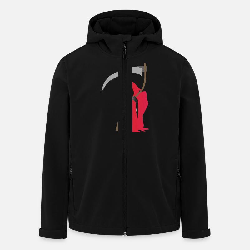 Der Sensenmann - Recycelte Männer Softshell-Jacke von Stanley/Stella - Schwarz