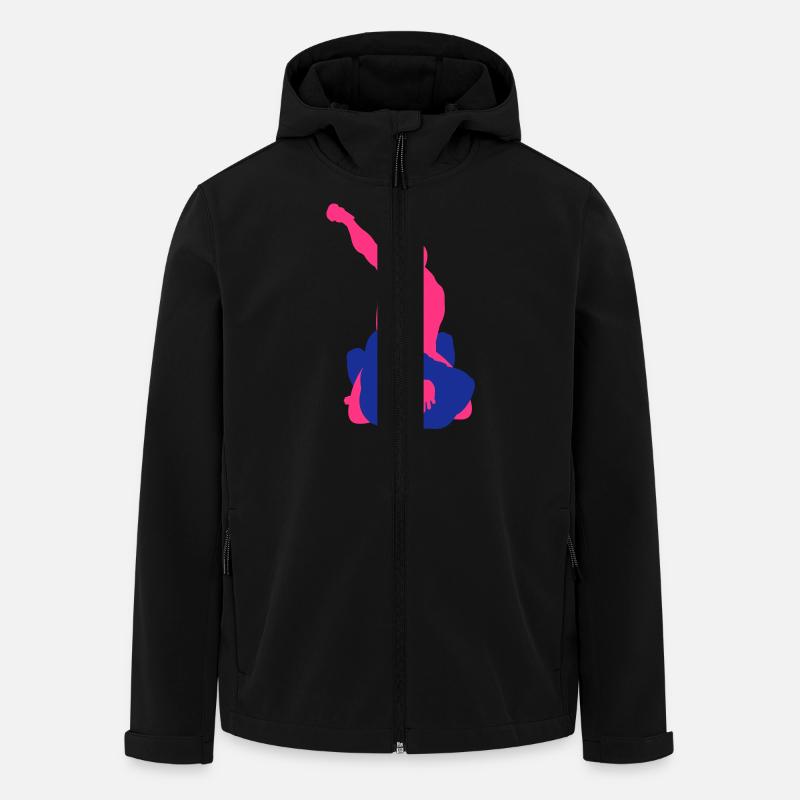 MMA # 6 - Boden n Pound - Recycelte Männer Softshell-Jacke von Stanley/Stella - Schwarz