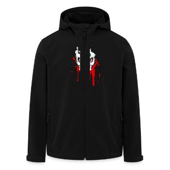 basque skull - Veste softshell homme en polyester recyclé Stanley/Stella - noir - Devant - AI Model Male 185 light (185cm)