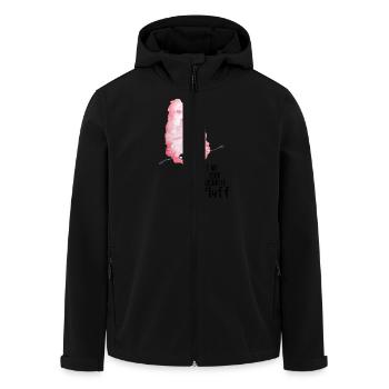 zuckerwatte süß Freundschaft Liebe Mädchen Kinder - Recycelte Männer Softshell-Jacke von Stanley/Stella - Schwarz - Vorne - AI Model Male 185 light (185cm)