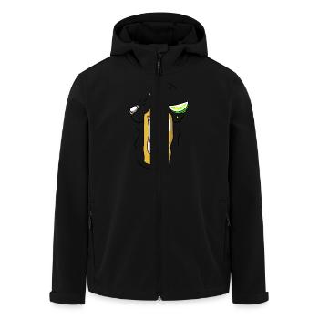 Tequila - Recycelte Männer Softshell-Jacke von Stanley/Stella - Schwarz - Vorne - AI Model Male 185 light (185cm)