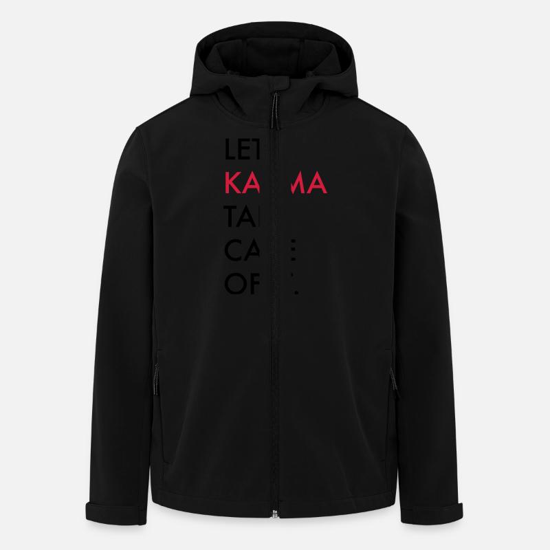 karma - Veste softshell homme en polyester recyclé Stanley/Stella - noir