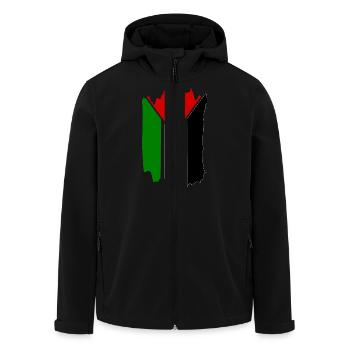 free palestine - Recycelte Männer Softshell-Jacke von Stanley/Stella - Schwarz - Vorne - AI Model Male 185 light (185cm)