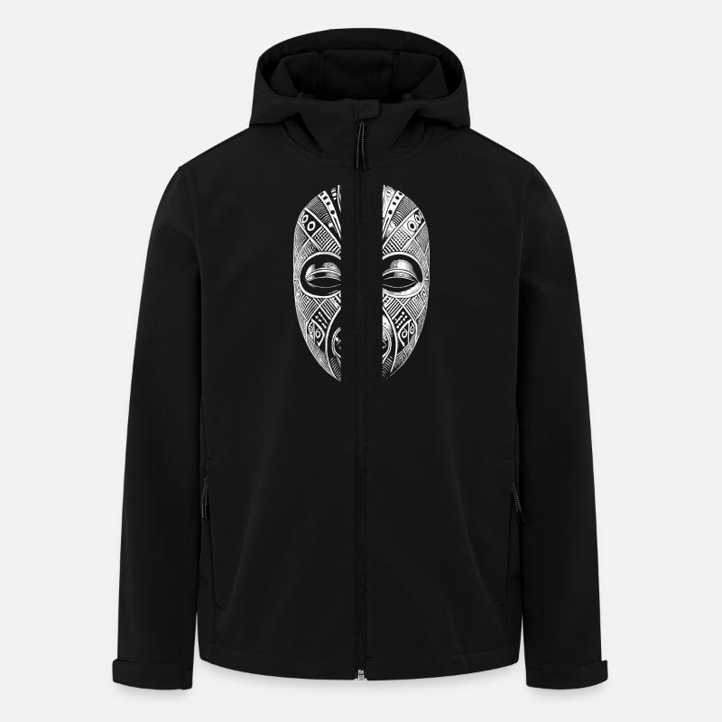 Mask - Men’s Recycled Softshell Jacket by Stanley/Stella - black