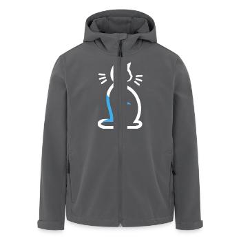 Haustier-Symbol Haustier - Recycelte Männer Softshell-Jacke von Stanley/Stella - Anthrazit - Vorne - AI Model Male 185 light (185cm)