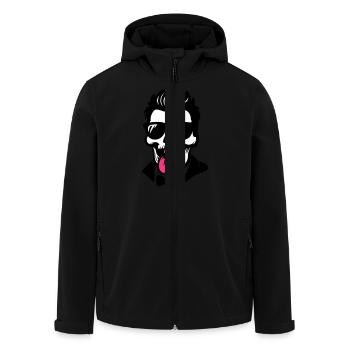 Skull Groom Jga - Men’s Recycled Softshell Jacket by Stanley/Stella - black - Front - AI Model Male 185 light (185cm)