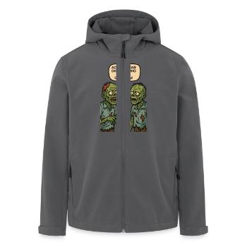 Ach, ich hab Dich ja ewig nicht gesehen (Zombies) - Recycelte Männer Softshell-Jacke von Stanley/Stella - Schwarz - Vorne - AI Model Male 185 light (185cm)