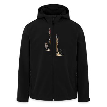 Seabiscuit - Recycelte Männer Softshell-Jacke von Stanley/Stella - Schwarz - Vorne - AI Model Male 185 light (185cm)