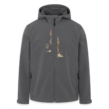 Seabiscuit - Recycelte Männer Softshell-Jacke von Stanley/Stella - Anthrazit - Vorne - AI Model Male 185 light (185cm)