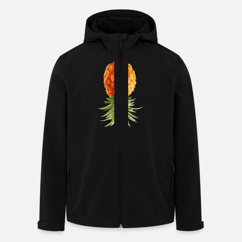 Pineapple is upside down - Men’s Recycled Softshell Jacket by Stanley/Stella - black