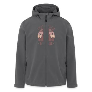 Faith over fear - Men’s Recycled Softshell Jacket by Stanley/Stella - black - Front - AI Model Male 185 light (185cm)