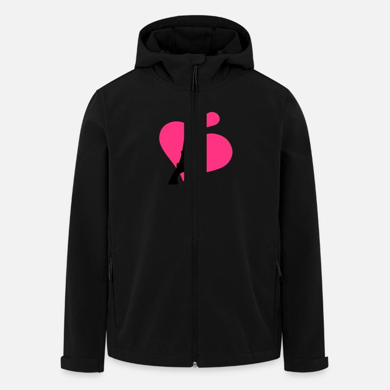 Eiffelturm Paris - Recycelte Männer Softshell-Jacke von Stanley/Stella - Schwarz