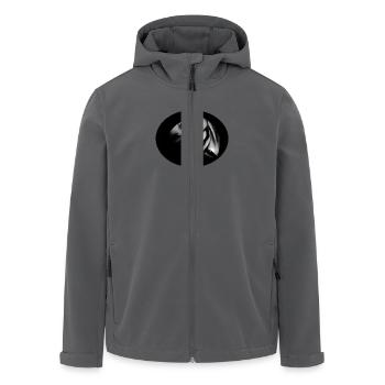 anonym - Recycelte Männer Softshell-Jacke von Stanley/Stella - Anthrazit - Vorne - AI Model Male 185 light (185cm)
