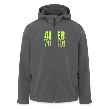 4EVERYOUNG im grünen Design - Recycelte Männer Softshell-Jacke von Stanley/Stella - Schwarz - Vorne - AI Model Male 185 light (185cm)