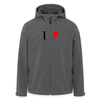 I Heart - Veste softshell homme en polyester recyclé Stanley/Stella - noir - Devant - AI Model Male 185 light (185cm)