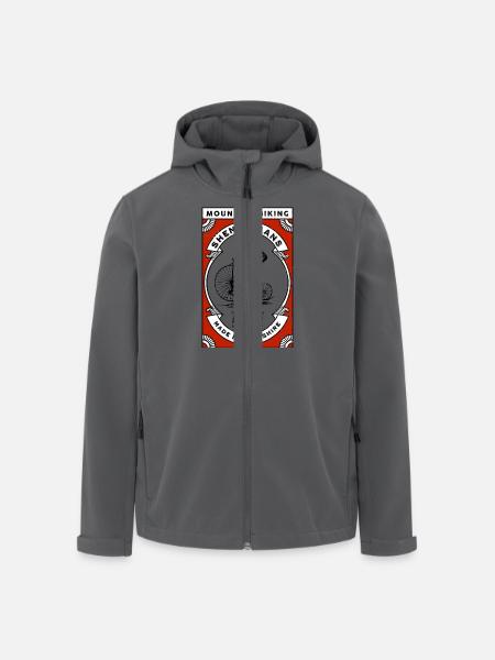 Shenanigans - mountain biking - Men’s Recycled Softshell Jacket by Stanley/Stella - black